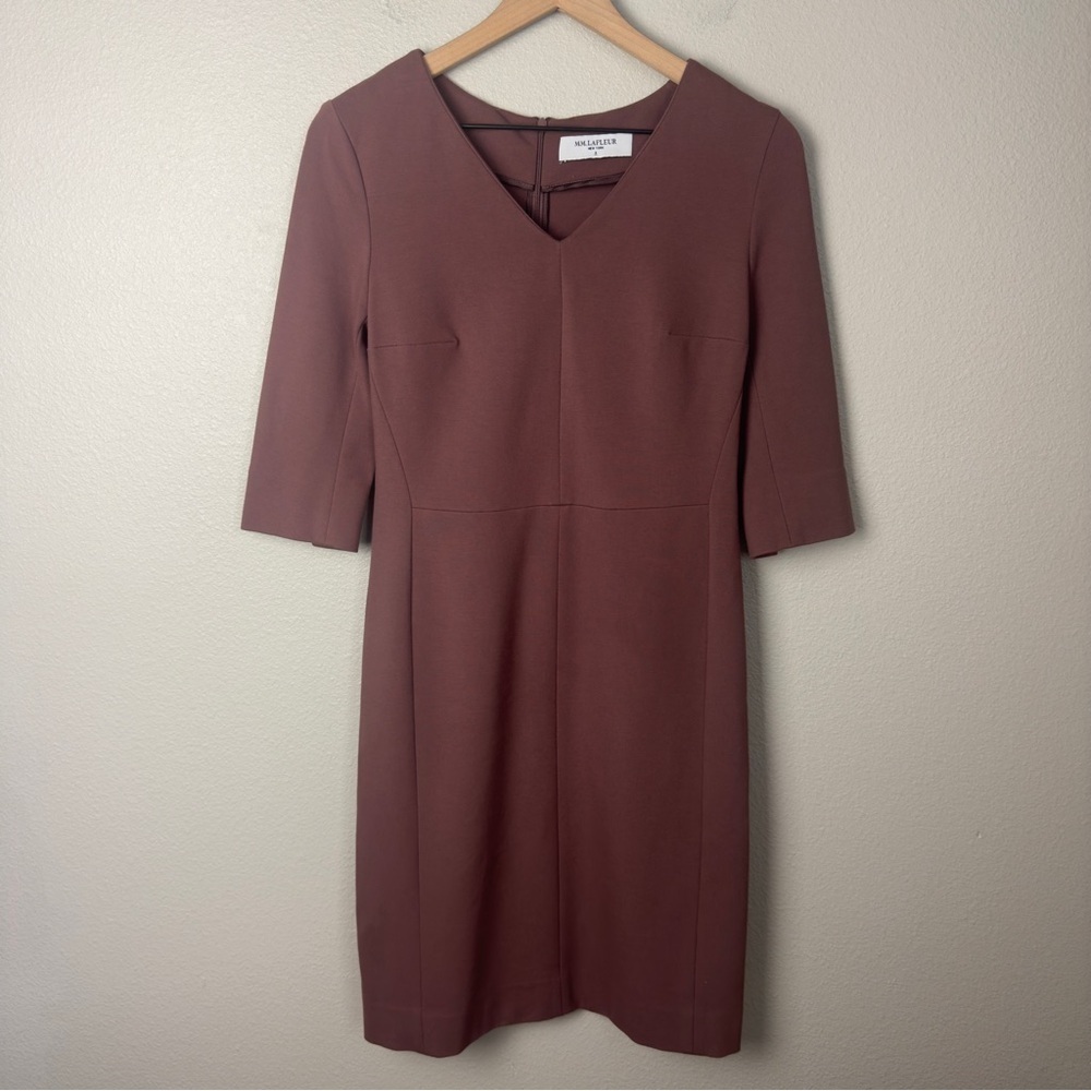 MM. Lafleur Women’s Mona Career Ponte Knit Dress - Picture 2 of 10